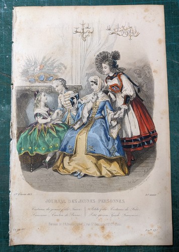 Gravure xixe journal des - xixe,