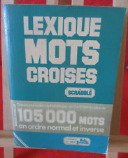 LEXIQUE MOTS CROISES et SCRABLE Edition Télémagazine 1981 NUMERO HORS SERIE 1981