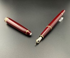 Authentique Montblanc Meisterstuck Classique No. 144 Burgundy Fountain Pen...