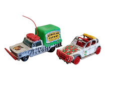 MAJORETTE Lot 2 Safari – 2CV Dyane + Dodge Bâché African Safari – 1/60 – France