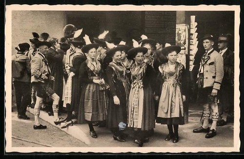 Carte postale hommes femmes - postale,