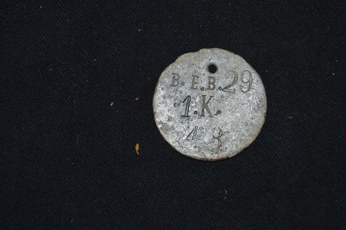 Plaque identite allemande - d'identite,