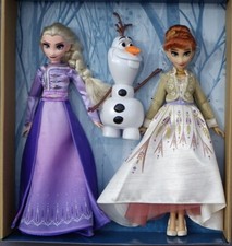 ELSA ANNA OLAF poupée LA REINE DES NEIGES FROZEN 2 DISNEY Hasbro 2019 USA NRFB