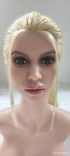 Real Oral Sex Doll Head Implanted Hair Silicone Mobile Jaw Adult Toy for Men