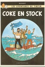 HERGE carte postale bd  Les