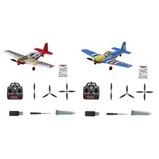 Avion RC léger, retournement à 360°, facile à contrôler, prêt voler, jouet