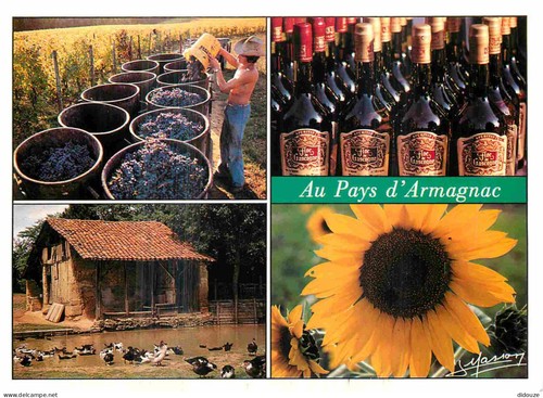Carte postale gers au - postale,