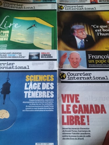 Lot courrier international - lot, "courrier