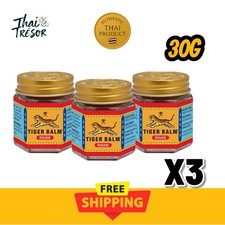 3X  Tiger Balm – Baume du Tigre Rouge 30 g 