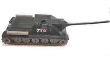 SOLIDO Militaire 1/50 Char Russe SU 100 WWII . 1ère version 1964 châssis riveté