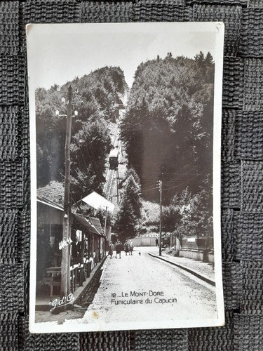 Cpa mont dore funiculaire - dore,