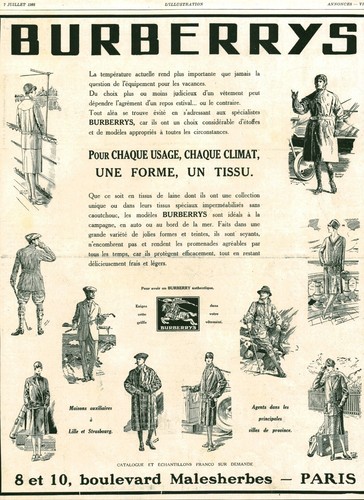 Publicité ancienne mode - , un