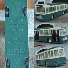 1/43 NOREV 98 France Autobus Saviem SC 10 U bus Paris RATP jouet ancien Car 257