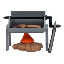 Playmobil barbecue gris maison