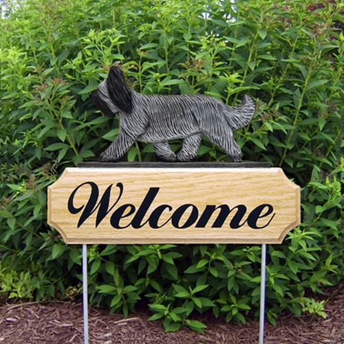 Panneau bienvenue bois - de, en