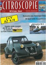 CITROSCOPIE N°44 CITROEN 2CV AZ 4X4 PANHARD TRACTION AVANT AX SPORT HELICOPTERE