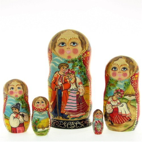Poupées russes h18 - h18, peint