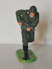 Elastolin Ougen Soldat Allemand Courant Avec MP40 - Hausser JIM Britains Timpo 