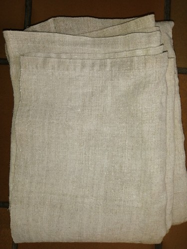 Ancien grand drap toile - , de