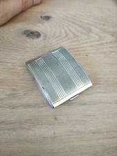 Boite Art Déco Argent 835 Minaudière Miroir Vintage