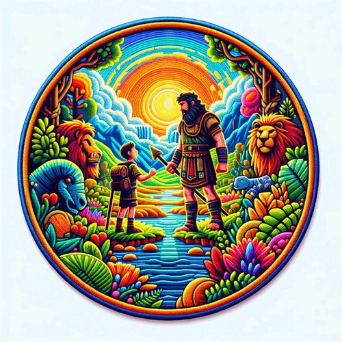 Bible stories patch - bible,