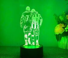 Veilleuse Football 3D LED Lampe Optique Illusion Ronaldo  Messi Lampe de Nuit