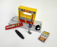 Playmobil station service 3218 auto vintage pièce de rechange pompe essence