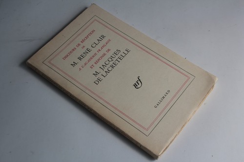 Livre discours réception - discours,