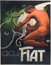 Affiche vélo Cicli Fiat art