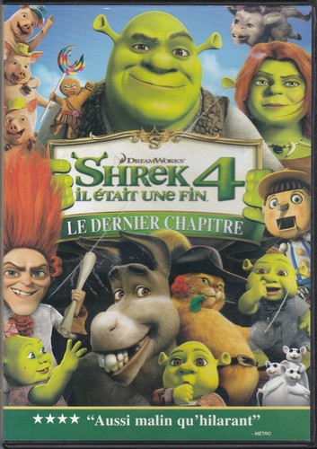 Dvd shrek etait une - il, fin