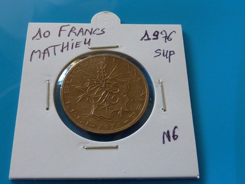 Francs mathieu 1976 - francs, sup