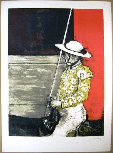Lithographie signée jean - lithographie,
