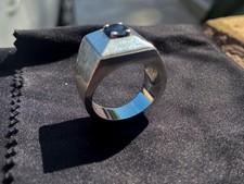 Bague Homme  en argent avec