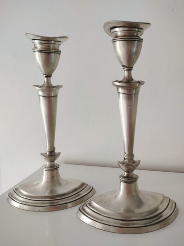 Pair antique english silver - pair,