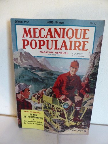 Mecanique populaire 1952 - mecanique,