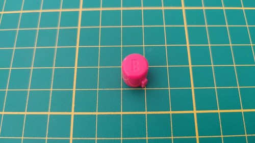 Bouton pièce manette - b,