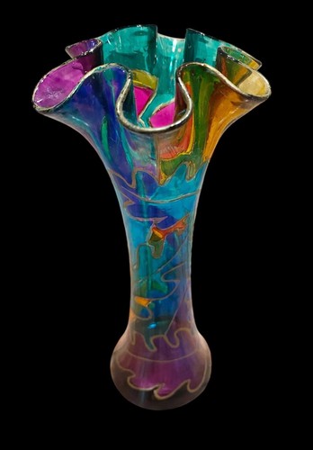 Vase vintage soufflé la - vase, à