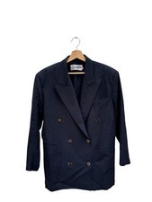 Jean Paul Gaultier for Gibo Vintage Navy Wool Blazer Jacket  Size 40 – Fits M to