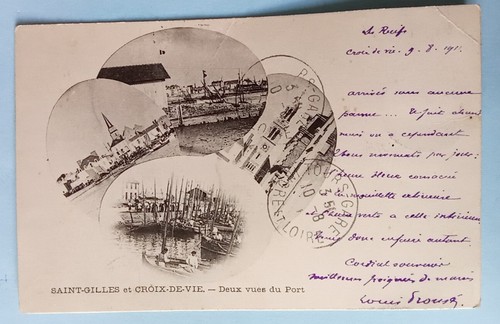 Cpa saint gilles croix - saint,