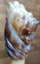 Ancienne Canne tête de chien