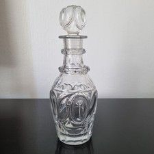 Carafe Baccarat 1830 Cristal Modèle Torsadé Lorgnettes Epoque Restauration XIXè 