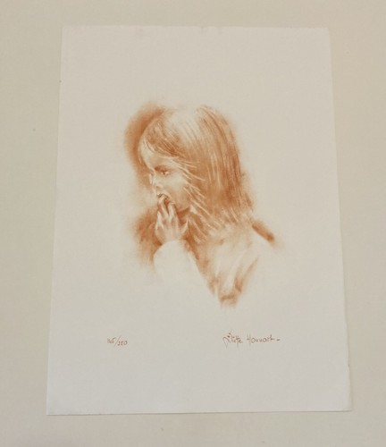 Lithographie numérotée - numérotée, et