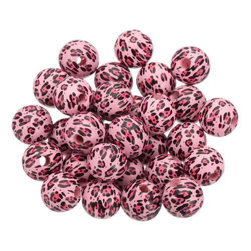 Perles bois 30pcs 16mm - perles,