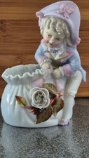 FIGURINE BISCUIT/PORCELAINE ALLEMANDE SITZENDORF NUMEROTEE ET SIGNEE
