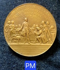 Dépt 59 Anzin - Belle Médaille Bronze 60,5mm - Cie Des Mines Par Theunissen 1907