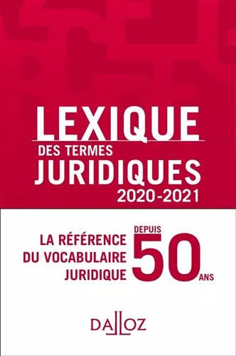 Lexique des termes juridiques