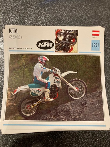 Carte fiche moto - moto, collection