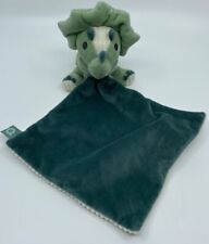 3781? Doudou Dinosaure Plat Mouchoir ORCHESTRA PREMAMAN Vert Beige