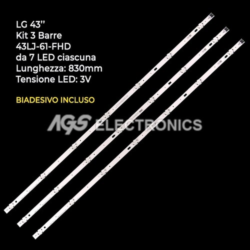 Kit barres strip led lg - barres,