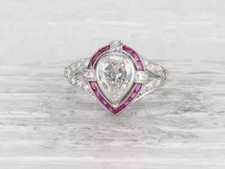 Bague de mariage style art